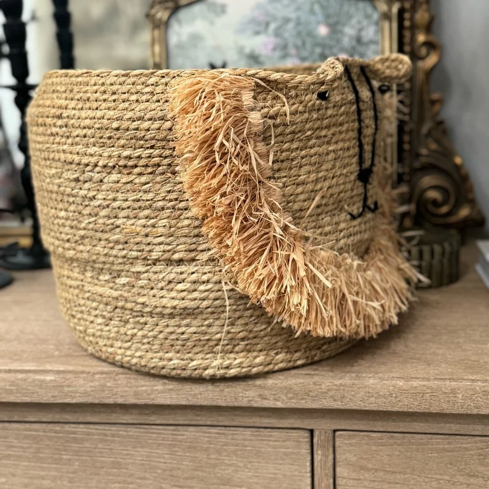 Handmade woven seagrass